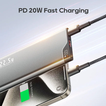 22.5W Power Bank 10000mAh Portable Fast Charger